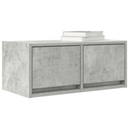 Berkfield Tv Cabinet Concrete Grey 60X31X25.5 Cm Engineered Wood - thumbnail 4