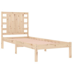 Berkfield Bed Frame Solid Wood 90X190 Cm 3Ft Single - thumbnail 4