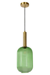 Lucide Maloto 20 Glass Ceiling Pendant Light Green - thumbnail 3