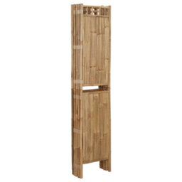 Berkfield Stylish 5-Panel Room Divider Bamboo 200X180 Cm - thumbnail 4