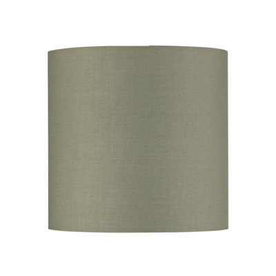 First Choice Lighting Sage Green Textured Cotton 17Cm Table Lamp Shade - image 1