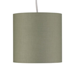 First Choice Lighting Sage Green Textured Cotton 17Cm Table Lamp Shade - thumbnail 3