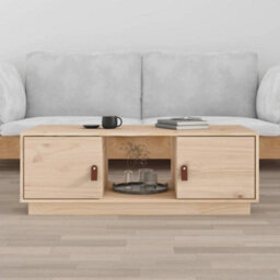 Walplus Coffee Table 100X50X35 Cm Solid Wood Pine
