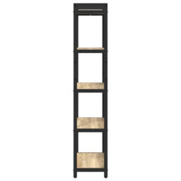 Berkfield Modern Bookcase Sonoma Oak 60 X 30 X 153 Cm Engineered Wood - thumbnail 6