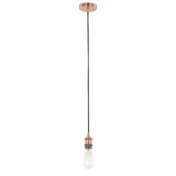 Luminosa Lighting Luminosa Modern Hanging Pendant Lamp Holders Red Copper 1 Light , E27 - thumbnail 2