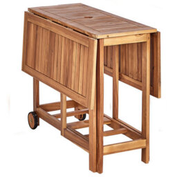 Beliani Garden Dining Set 4 Seater Frassine Acacia Wood Brown - thumbnail 5