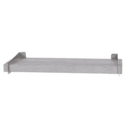 Core Products Chunky Grey Oak Effect Wall Shelf - Slide-On Brackets, Sturdy Storage, W80Cm X L19.5Cm X H3.8Cm - thumbnail 6