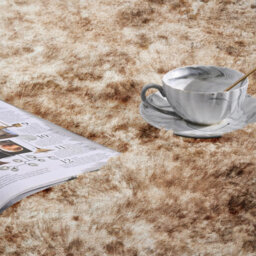 Ameha Tye Dye Beige Super Soft Shaggy Rug Non Slip Large Bedroom Living Room Area Carpet Indoor/outdoor Floor Mat 160X230 Cm - thumbnail 4
