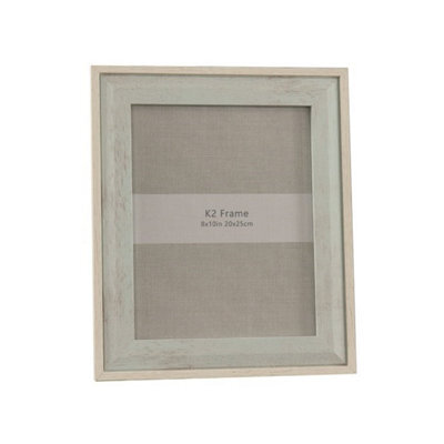 Straits Blue & White Wood Photo Frame - 8X10
