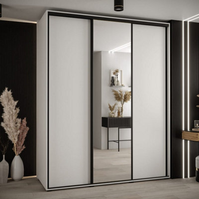 Arte Bright White Cannes Iii Sliding Door Wardrobe 190Cm - Large Capacity, Refined Organisation - image 1