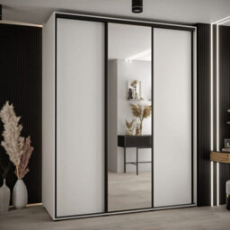 Arte Bright White Cannes Iii Sliding Door Wardrobe 190Cm - Large Capacity, Refined Organisation - thumbnail 1
