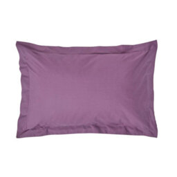 Homescapes Grape Egyptian Cotton Oxford Pillowcase 200 Tc, Standard Size - thumbnail 1
