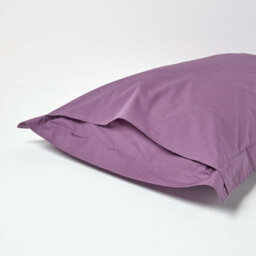 Homescapes Grape Egyptian Cotton Oxford Pillowcase 200 Tc, Standard Size - thumbnail 3