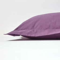 Homescapes Grape Egyptian Cotton Oxford Pillowcase 200 Tc, Standard Size - thumbnail 2