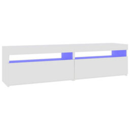 Walplus Tv Cabinets 2 Pcs With Led Lights White 75X35X40 Cm - thumbnail 7