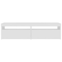 Walplus Tv Cabinets 2 Pcs With Led Lights White 75X35X40 Cm - thumbnail 9