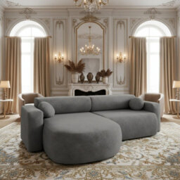 Nicelo Grey Corner Sofa Bed With Storage Modern Style And Everyday Comfort