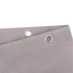 Grey Waterproof Extra Long Fabric Shower Curtain 180 X 200Cm - thumbnail 5