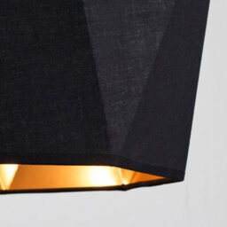 Valuelights Modern Black And Copper Geometric Design Floor Lamp Shade (D)46Cm - thumbnail 5