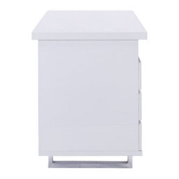 Furniture in Fashion Sydney High Gloss Computer Desk With 1 Door 3 Drawers In White - thumbnail 6