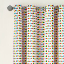 Catherine Lansfield Kids Curious Caterpillar Fully Reversible 66X72 Inch Eyelet Curtains Two Panels Bright - thumbnail 2