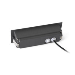 Luminosa Lighting Luminosa Nat Led Outdoor Recessed Wall Light Dark Grey Ip65 - thumbnail 2
