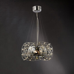 Luminosa Lighting Luminosa Atria Pendant 2 Light E27 Leds And Remote Control Stainless Steel - thumbnail 2