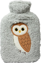WOODLAND WARMERS Hot Water Bottle With Cover Uk Safety Tested Super Soft Leakproof Large - thumbnail 1
