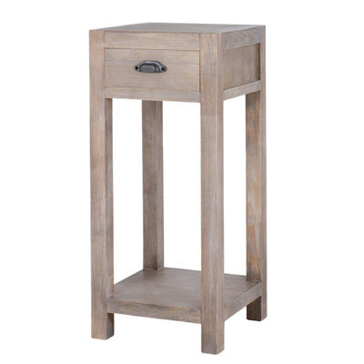 Haldon Collection Small 1 Drawer Lamp Table Compact Side Table - image 1