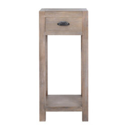 Haldon Collection Small 1 Drawer Lamp Table Compact Side Table - thumbnail 2