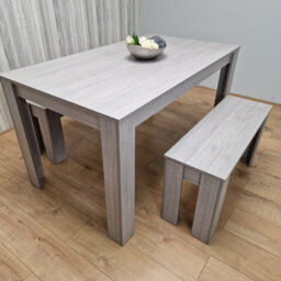 Kosy Koala Kitchen Dining Table With 2 Benches,dining Room Table Set, Dining Table And 2 Benches - thumbnail 2