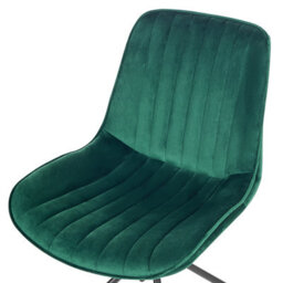 Beliani Set Of 2 Dining Chairs Navasota Velvet Emerald Green - thumbnail 7