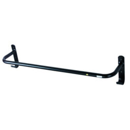 Roma Rug/blanket Rail Black (One Size)