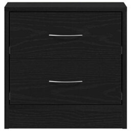 Berkfield Bedside Cabinet Black Oak 40X30X40 Cm Engineered Wood - thumbnail 6