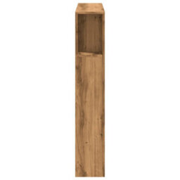 Berkfield Led Headboard Artisan Oak 100X18.5X103.5 Cm Engineered Wood - thumbnail 7