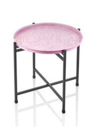 Rozi Duggal Collection Light Purple Side Table - thumbnail 1