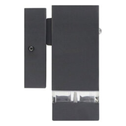 Long Life Lamps Company Downward Outdoor Dusk Till Dawn Wall Light Ip44 Anthracite Black Automatic Sensor Zlc373Dtd - thumbnail 3