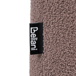 Wyld And Coco Cozynest Bed Bench In Brown Bouclé Upholstery With Wooden Legs, W111 X D40 X H45Cm - thumbnail 8