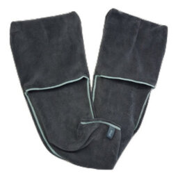 Henry Wag Quick Dry Dog Glove Towel Grey/blue (One Size)