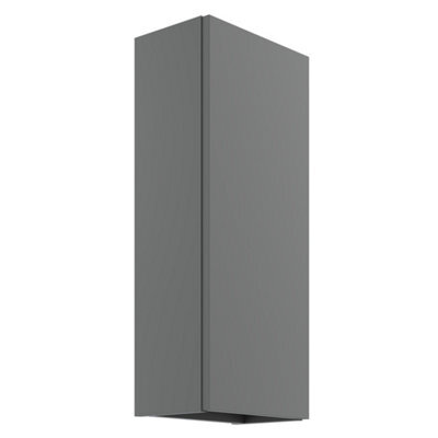 Lismore Matt Dust Grey Wall-Mounted Single Bathroom Cabinet (H) 720mm (W) 300mm (D) 19Cm - image 1