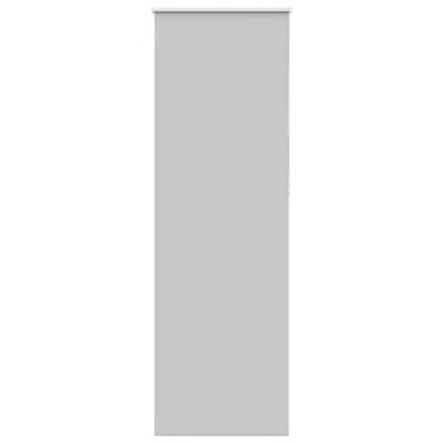 Berkfield Roller Blind Blackout Light Grey 65X230 Cm Fabric Width 60.7 Cm Polyester - image 1