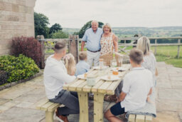 Churnet Valley Garden Furniture Ltd Churnet Valley Lunar Wooden Garden Picnic Table (150Cm) - thumbnail 1