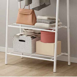 Heavy Duty Carbon Steel Clothes Rail, Freestanding Garment Rack Organizer 60X36X153Cm - thumbnail 4