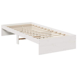 Berkfield Stylish Day Bed Without Mattress White 80X200 Cm Solid Wood Pine - thumbnail 7