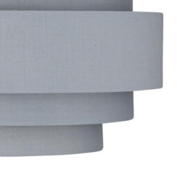 First Choice Lighting Pair Of Dark Grey 5 Tier Light Shades - thumbnail 6