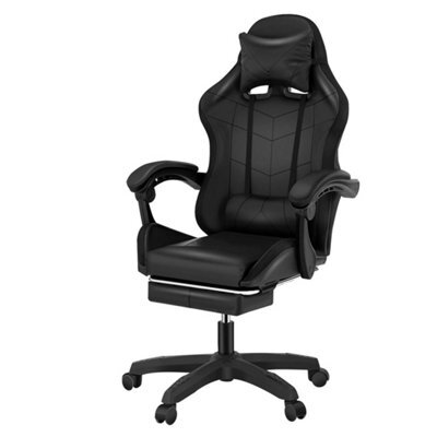 Gaming Chair With Rgb Led Illuminat Ergonomic Computer - image 1