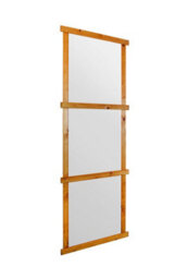 Mirroroutlet The Trellis Garden Mirror Scandinavian Spruce Wood 180Cm X 64Cm - thumbnail 2