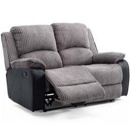 More4Homes Postana Manual Recliner Jumbo Cord 2+3 Seater Sofa Set (Grey) - thumbnail 5