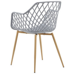 Beliani Set Of 2 Dining Chairs Nashua Light Grey - thumbnail 6