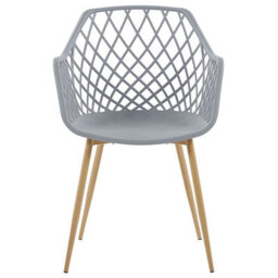 Beliani Set Of 2 Dining Chairs Nashua Light Grey - thumbnail 5